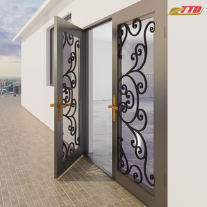 Mejore su propiedad con soluciones de puerta de acero de seguridad decorativas de diseño de puerta de seguridad Premium que combinan fuerza con elegancia - Product Image 1