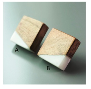 Tiradores y perillas con diseño de madera y resina a rayas Perillas de mármol más vendidas con tamaño de forma de color personalizado Hecho EN LA India Artículo - Product Image 2