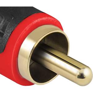 Mumbi 14041-2m Black Stereo <b>Audio</b> Cinch Connection <b>Cable</b> with <b>RCA</b> Connector PVC Jacket & Braid Shielding - Product Image 6