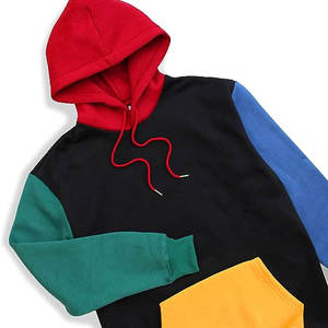 Sudadera con capucha de moda para hombres y mujeres Sudadera de bloque de color de alta calidad 100% algodón para invierno - Product Image 3