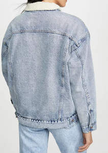 Chaqueta vaquera 2025, precio al por mayor, chaqueta vaquera para mujer, chaqueta vaquera para mujer con logotipo de marca personalizado, Chaquetas vaqueras para mujer, precio razonable - Product Image 6