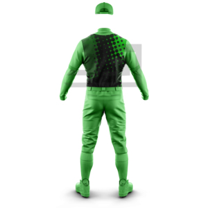 Ensemble professionnel tricoté respirant uni à manches courtes, maillot de baseball et pantalon, pour l'entraînement scolaire, club et ligue - Product Image 2