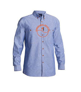 Protection chaleur flamme hommes salopette de travail légère flamme réfléchissante résistant au feu hommes chemise de travail occidentale couture soudage Fr - Product Image 2