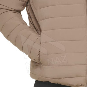 Men's Lightweight 100% Polyester <b>Puffer</b> <b>Jacket</b> High Quality Canvas Custom Logo Stand Collar Winter Latest Design <b>Cheap</b> Price - Product Image 5