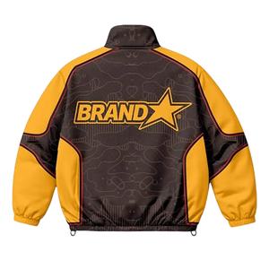 Conjunto Deportivo Casual Personalizado para Hombre, Chaqueta Cortavientos 100% Poliéster, Corte Regular, con Franjas Reflectantes y Patrón Sólido - Product Image 5