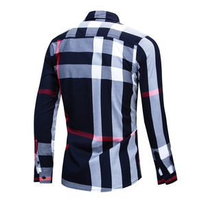 Chemise décontractée à manches longues pour homme, col montant uni, popeline 100% coton, saison estivale, taille 6XL, chemises habillées - Product Image 3
