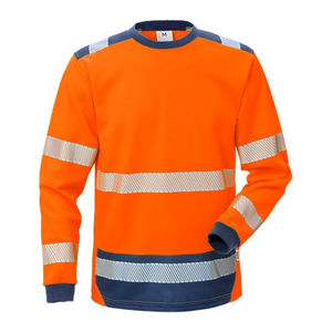 เสื้อโปโลแขนยาวสะท้อนแสงสำหรับใส่ทำงานโลโก้ออกแบบได้ตามต้องการ - Product Image 4