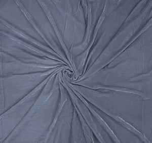 กำมะหยี่สีแดงเข้มย้อมสีแบบเกาหลีผ้ากำมะหยี่สีฟ้าสำหรับเสื้อผ้าในอินเดียผ้าทอโพลีเอสเตอร์100% นุ่มมาก - Product Image 4