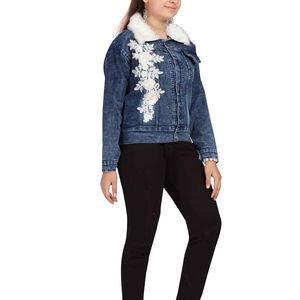 Chaqueta Vaquera de Invierno para Mujer a Precio Económico 2025, Forro de Algodón Transpirable, Colores y Tallas Personalizables, Venta al por Mayor - Product Image 4