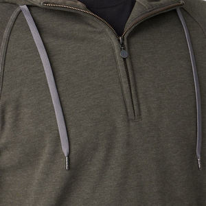 Meilleure vente Sweats à capuche pour hommes adultes Épaule tombante Couleur unie Séchage rapide Sweats à capuche en molleton de coton et polyester grande taille pour garçons - Product Image 6