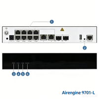 AirEngine 9701-L WiFi 7 Indoor Access Point Dual Radio 6.45Gbps Enterprise Wireless AP 10GE PoE+ Access Point