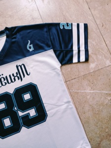 2025 Retro fútbol Jersey personalizado pantalla Impresión logotipo malla camiseta ropa recortada Boxy fútbol Streetwear Jersey camiseta para hombres - Product Image 5