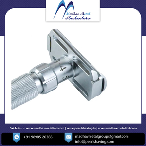 Maquinilla de Afeitar de Seguridad Ajustable para Hombre de Acero Inoxidable de Calidad Natural con una Sola Hoja - Precio - Product Image 2