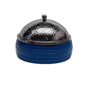 Casseroles en métal de luxe de haute qualité Chauffe-plats modernes en bois pour le corps pour servir de la nourriture lors des mariages et des fêtes - Product Image 1