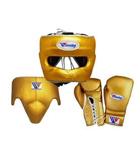 Equipo de Boxeo Profesional Personalizado de Cuero de Alta Calidad para Entrenamiento y Combate, Guantes de Boxeo, Protector de Cabeza, Protector Inguinal - Product Image 5