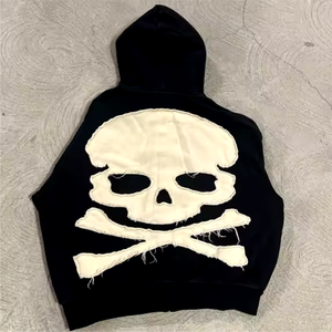 Chándal de invierno personalizado de alta calidad con logotipo de cuello con capucha de diseño acampanado adaptado a sus requisitos - Product Image 3