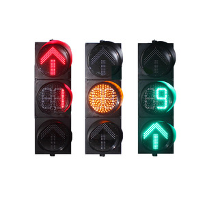 Feux de signalisation de bonne qualité 24V/220V LED rouge vert 300mm 3 feux de signalisation pour les passerelles - Product Image 3