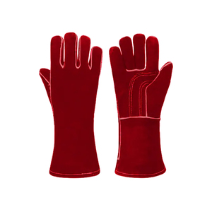 Gants de soudage en cuir de paume de qualité supérieure Gants en cuir fendu OEM Gants pour hommes de haute qualité Meilleure sécurité - Product Image 6