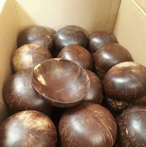 Bol artisanal en noix de coco naturelle bon prix bol en coquille de noix de coco de décoration faite à la main - Product Image 6