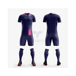 Ensemble de maillot de football imperméable à séchage rapide, best-seller, couleur personnalisée, logo, respirant, léger, 100% polyester, professionnel - Product Image 3