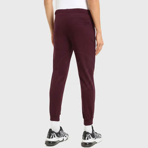 Pantalones de chándal informales cómodos de algodón 100% para hombre, de secado rápido, transpirables, ligeros, de cintura media, con patrón recto y cordón - Product Image 3