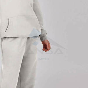 Ensemble de survêtement unisexe personnalisé pour l'hiver, imprimé, sweat-shirt, pantalon de jogging, survêtement pour femme, ensemble de sweat-shirt, 100% coton léger - Product Image 6