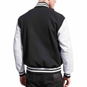 Veste de baseball streetwear en gros, veste universitaire personnalisée, veste décontractée à fermeture éclair, veste de travail tissée, téléchargée par Dress Sports - Product Image 6