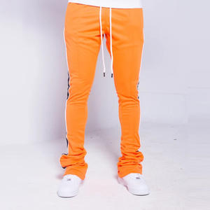 กางเกงจ็อกเกอร์เอวสูงของผู้ชายปักโลโก้แบบลำลองกางเกงวอร์มแถบด้านข้างพร้อมเชือกสำหรับผู้ชาย - Product Image 2