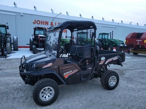 Véhicule utilitaire agricole 4x4 à essence automatique noir certifié CEE avec EPS EFI et cabine ouverte - Product Image 6