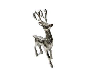 Sculpture en métal élégante pour la maison, le bureau, décoration de table, utilisation en gros, Art en Aluminium, animaux artificiels, figurines de cerf - Product Image 1