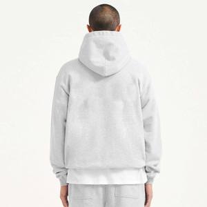 Sudadera con capucha Fabricante profesional Personalizado en relieve Impreso Logotipo reflectante Unisex Tallas grandes Fleece Ocio Deportes Sudadera con capucha - Product Image 4