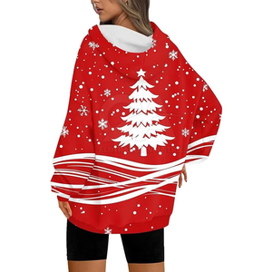 Sweats à capuche de Noël personnalisés, pulls à capuche décontractés, respirants, à séchage rapide pour femmes - Product Image 3