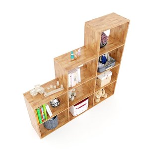 Étagère de maternelle en bois naturel de différentes couleurs KGS68021 Mobilier scolaire - Product Image 4