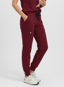 กางเกงจ็อกเกอร์สครับพร้อมกระดุมข้อมือชุดยูนิฟอร์มทางการแพทย์ปักโลโก้280Gsm คอตตอนผสมเครื่องแบบพยาบาลสีขาว - Product Image 6