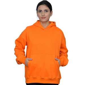 EE. UU. Stock local Coral Sudadera con capucha para mujer Algodón Fleece Pullover Hoody Casual Streetwear Listo para enviar Sin tarifa Entrega rápida - Product Image 1