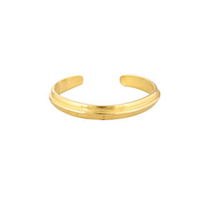 Brazalete Ajustable de Latón Chapado en Oro de Alta Calidad, Brazalete Hecho a Mano para Mujer, Joyería de Latón, Fabricante Mayorista - Product Image 1