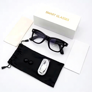 Lentes Inteligentes con Cámara 4K de 8MP, Asistente de IA, Llamadas Inalámbricas con Micrófono, Reproductor de Música, Navegación AR, Resistentes al Agua IPX4 - Product Image 1