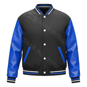 Chaquetas Universitarias Americanas Clásicas 100% Lana Invierno Servicio OEM Logotipo Frontal Pedido al por Mayor Fábrica - Product Image 2