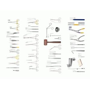 ชุดเครื่องมือผ่าตัดเสริมจมูกสำหรับใช้ในโรงพยาบาลคลาสสแตนเลสสตีลคลาส II ได้รับการอนุมัติจาก CE - Product Image 4