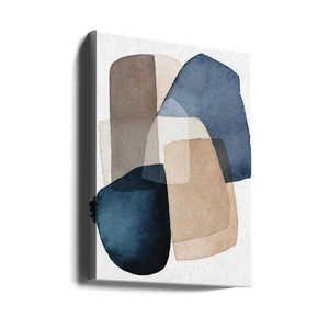 Bloques de Papel con Patrón Abstracto Azul y Marrón - Product Image 4