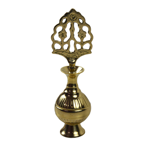 Porta Kohl de Latón Vintage, Surmedani, Hermoso Diseño Tradicional, Porta Kajal - Product Image 5