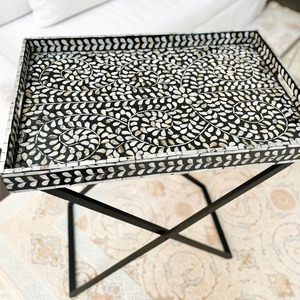 Mesa de centro de lujo con perla Madre, hecha en blanco de Vietnam, Ariel, Capiz, para sala de estar - Product Image 5