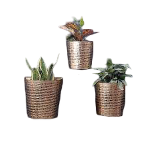 Por diseño martillado galvanizado hecho a mano con maceta colgante de planta con acabado antiguo y óxido de cobre para Decoración - Product Image 5