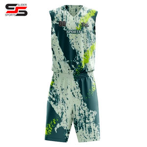 ชุดเครื่องแบบบาสเก็ตบอลกางเกงขาสั้นเสื้อบาสเก็ตบอลเย็บติดโลโก้ได้ตามต้องการ - Product Image 6