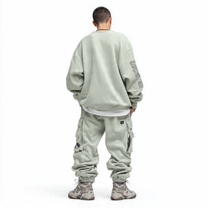 Conjunto Deportivo Holgado con Estampado Tie-Dye para Hombre y Mujer, Sudadera con Hombros Caídos y Pantalones Deportivos Tie-Dye de Gran Tamaño - Product Image 6