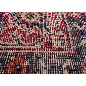 Alfombra de Lana Azul Vintage Hecha a Mano Pae-5052, Felpa para Sala de Estar, Pasillo, Habitación Juvenil, con Medallón Rectangular Abstracto - Product Image 3