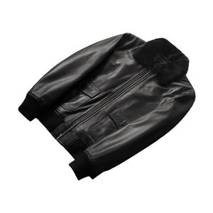 แจ็คเก็ตหนังผู้ชายขายดี กันน้ำ คอตั้ง ด้านหน้าดีที่สุด คุณภาพเยี่ยม แฟชั่น แจ็คเก็ตหนังผู้ชายที่ดีที่สุด - Product Image 6