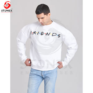 Sweatshirts à col rond pour hommes de haute qualité Design personnalisé Sweatshirts réguliers de haute qualité avec service OEM pour l'hiver - Product Image 4