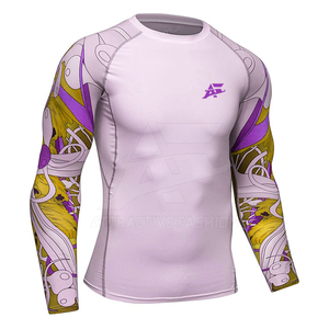Nueva llegada de Rash Guard personalizado con etiqueta privada en el mejor material, bajo MOQ. - Product Image 2