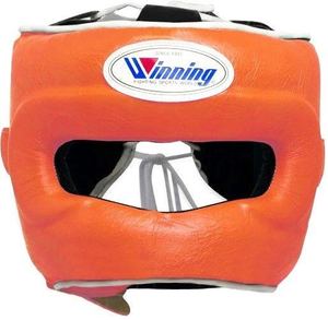 Ensemble de boxe en cuir véritable Orange Winning de haute qualité avec gants, protège-tête, protège-aine et équipement d'entraînement SI-BSS-035 - Product Image 4
